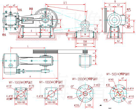WY-50(V5)WY-100(W4)WY-200(W5)(f)ʽձðbߴD